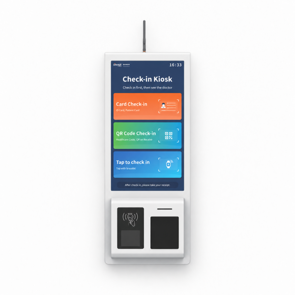 Wall-mounted check-in machine